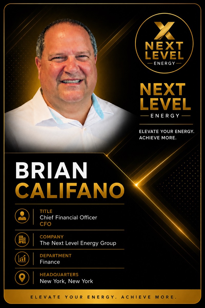 Brian Califano — Chief Financial Officer