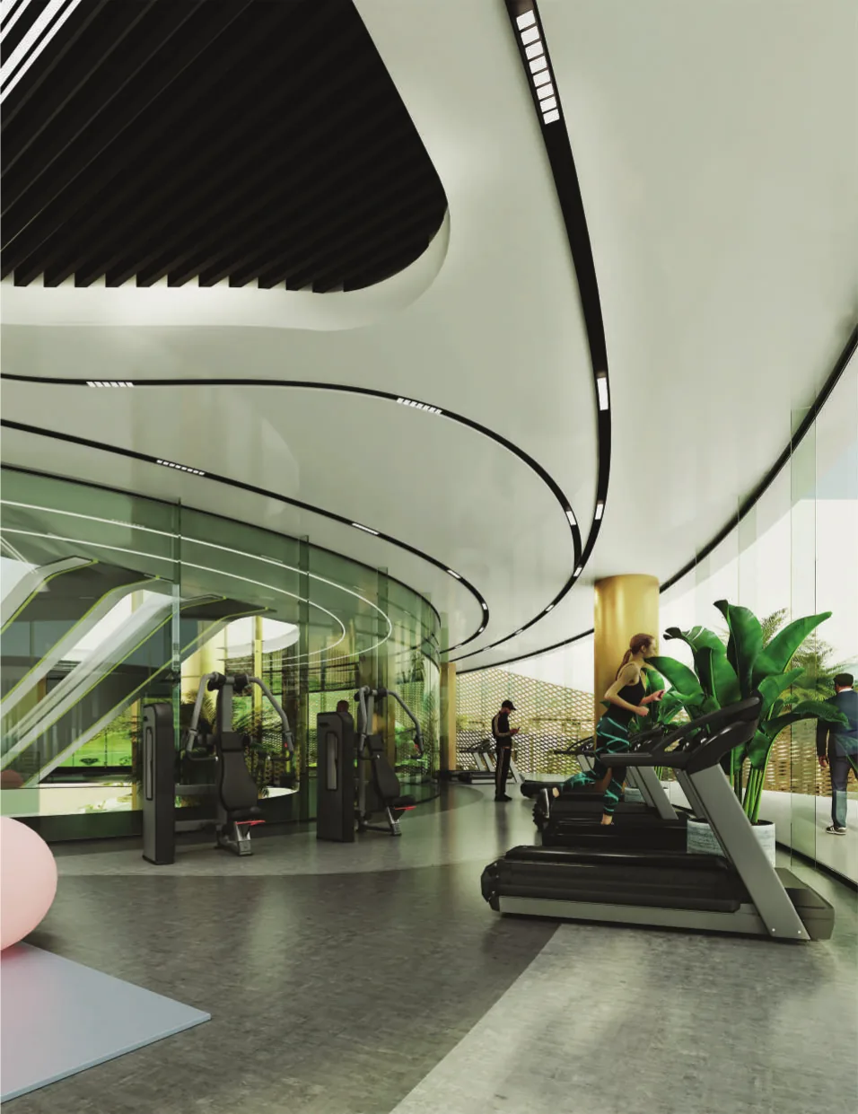 State-of-the-art fitness studio
